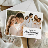 Bruiloft Jubileum Moderne fotokaart