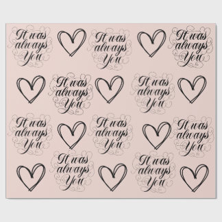 Bruiloft Jubileum Roos Thema Cadeaupapier