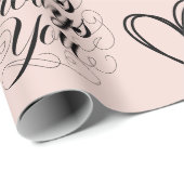 Bruiloft Jubileum Roos Thema Cadeaupapier (Rol Hoek)