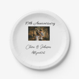 Bruiloft Jubileum toevoegen naam jaar afbeelding t Papieren Bordje