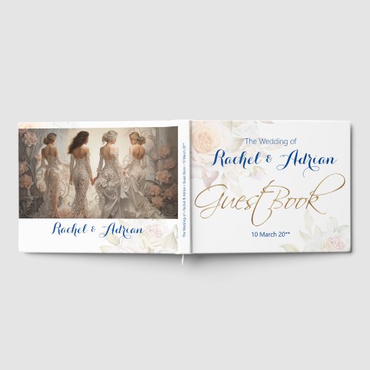 Bruiloft jurk stijl gastenboek (Volledig)