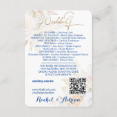 Bruiloft jurk stijl informatiekaartje (Achterkant)