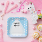 Bruiloft Jurk Vrijgezellenfeest Papier Borden Papieren Bordje (Feest)