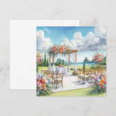 bruiloft kaart (Voorkant / Achterkant)