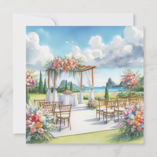 bruiloft kaart (Voorkant)