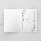 bruiloft kaart (Binnen)