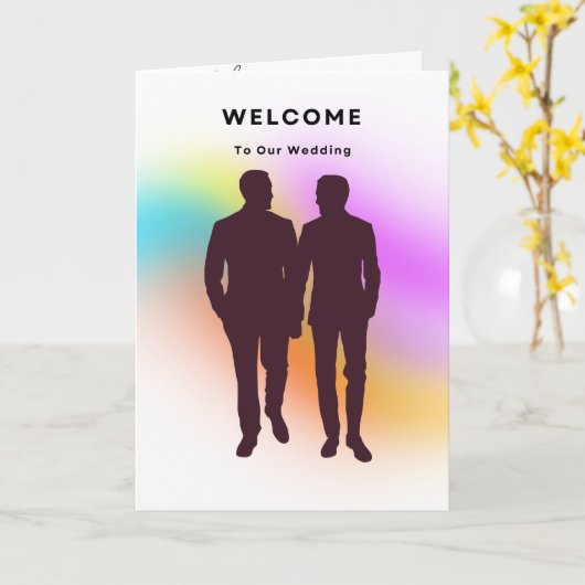 bruiloft kaart (Gele Bloem)