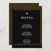 bruiloft kaart (Voorkant / Achterkant)