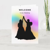 bruiloft kaart (Voorkant)