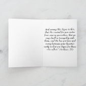 bruiloft kaart (Binnen)