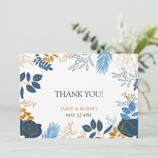 bruiloft kaart (Staand voorkant)