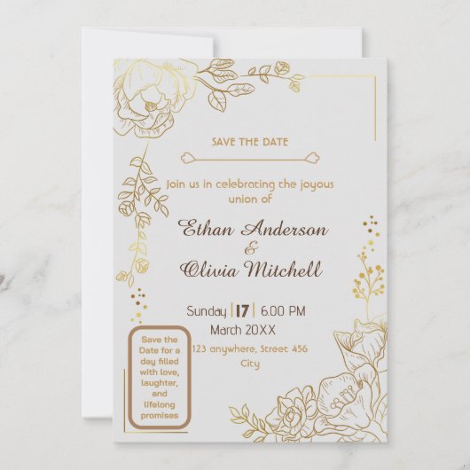 bruiloft Kaart (Voorkant)