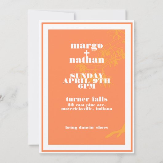 bruiloft kaart (Voorkant)