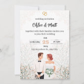 bruiloft kaart (Voorkant)