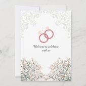 bruiloft kaart (Achterkant)