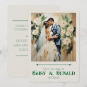 " BRUILOFT KAART " (Voorkant / Achterkant)