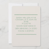 " BRUILOFT KAART " (Achterkant)