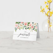Bruiloft Kaart aan ouders, aandenken, notitie (Gele Bloem)