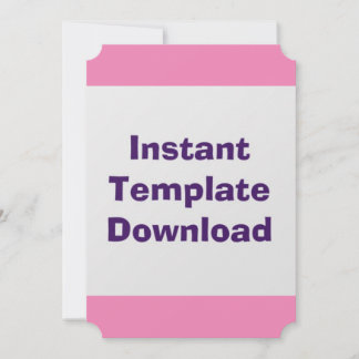 Bruiloft Kaart Instant Download Sjabloon