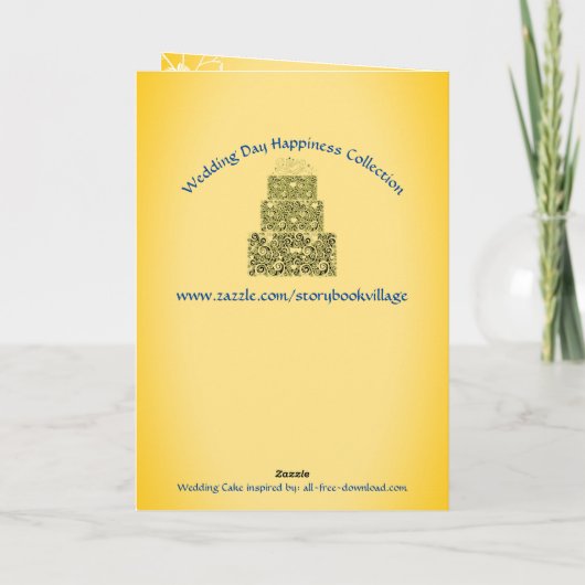 BRUILOFT KAART - ORTHODOX (Achterkant)