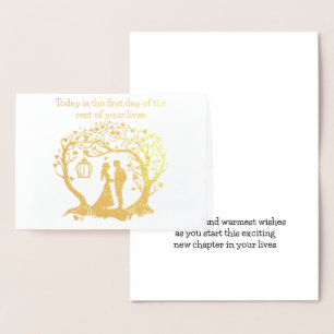 Bruiloft Kaart Vandaag is de eerste dag van de res