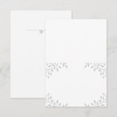 Bruiloft Kaartjes Secret Garden Gevouwen Kaart (Voorkant / Achterkant)
