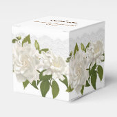 Bruiloft Kant Bloemen Vierkante Favor Gift Box Bedankdoosjes (Voorkant Zijde)