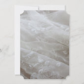 Bruiloft Kant Jurk Afbeelding Save the Date Paar K (Achterkant)