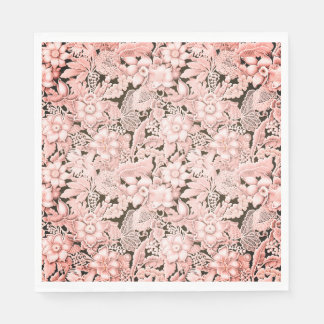 Bruiloft Kant Roze  Servet