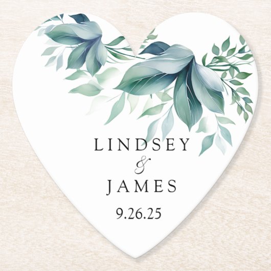 bruiloft kartonnen onderzetters (Voorkant)