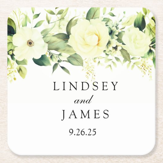 bruiloft kartonnen onderzetters (Voorkant)