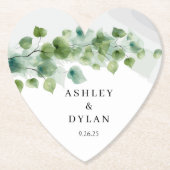 bruiloft kartonnen onderzetters (Voorkant)