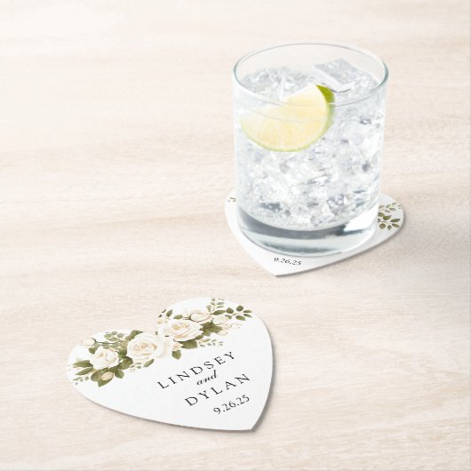 bruiloft kartonnen onderzetters (Insitu)