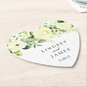 bruiloft kartonnen onderzetters (Gekanteld)