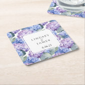 bruiloft kartonnen onderzetters (Schuin)