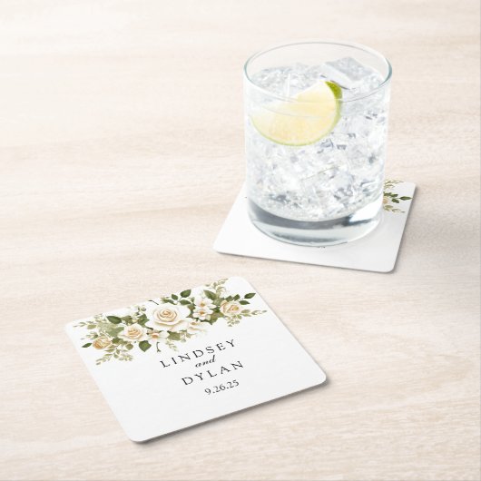 bruiloft kartonnen onderzetters (Insitu)