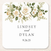 bruiloft kartonnen onderzetters (Voorkant)