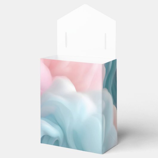 Bruiloft Katoen Snoep Abstract Bedankdoosjes (Geopend)