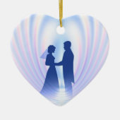 bruiloft keramisch ornament (Voorkant)