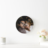 Bruiloft Kerst Jubileum Familie Foto Ronde Klok (Huis)