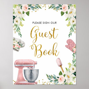 Bruiloft Keuken Bruidsfeest Gastboek Poster