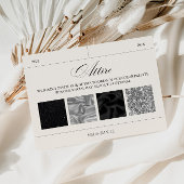 Bruiloft Kleding Zwart & Zilver Kleurenpalet Kaart