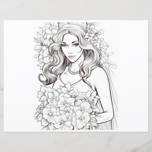 Bruiloft Kleurplaat - Plezier voor alle gasten (Achterkant)