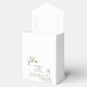 Bruiloft KLEURRIJKE WILDBLOEM GEEL EN PAARSE Bedankdoosjes (Geopend)