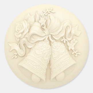 Bruiloft klokken Stickers