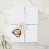 Bruiloft koffie bruisd van liefde cadeaulabel (Met Touw)