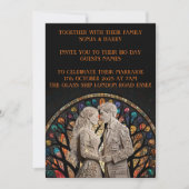 Bruiloft koppels gepersonaliseerd kaart (Voorkant)