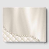 Bruiloft Kroonluchter Verlichting Ivoor Parel Gast Gastenboek (Achterkant)