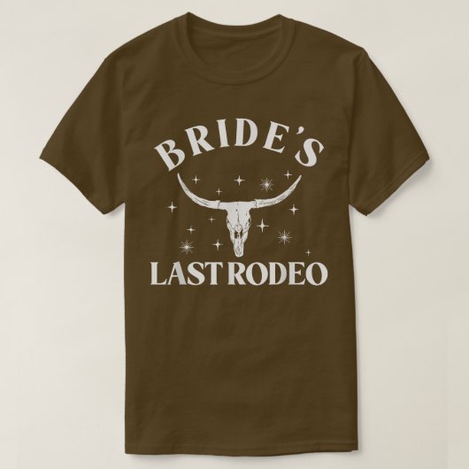 Bruiloft Laatste Rodeo Bruids Bachelorette-feest M T-shirt (Design voorkant)