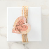 Bruiloft 'Last Rodeo Retro Western Sweet Heart' Bedankjes Labels (In situ)